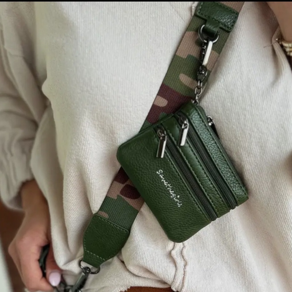 Camo Crossbody Phone Holder & Wallet